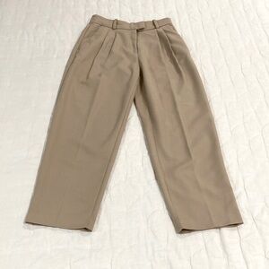 H&M Tailored Ankle Pants in Beige Size 4